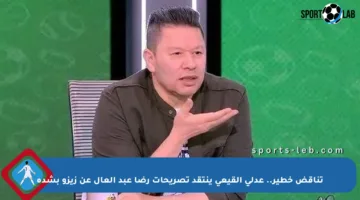 تناقض خطير.. عدلي القيعي ينتقد تصريحات رضا عبد العال عن زيزو بشدة